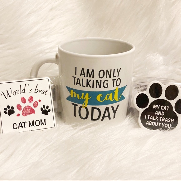 Other - Just in🎄Cat coffee and 2 magnet set